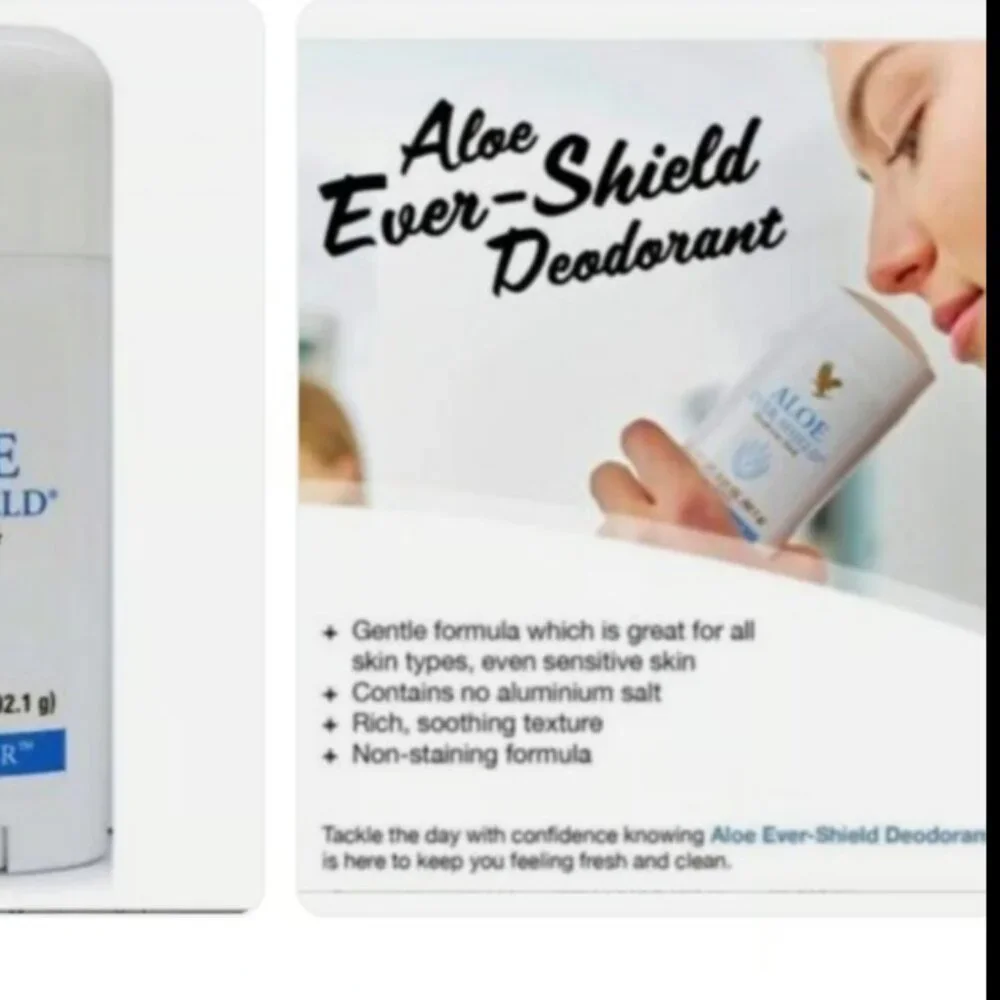 Forever Aloe Ever-Shield Deodorant Antiperspirant Stick - 3 Pack